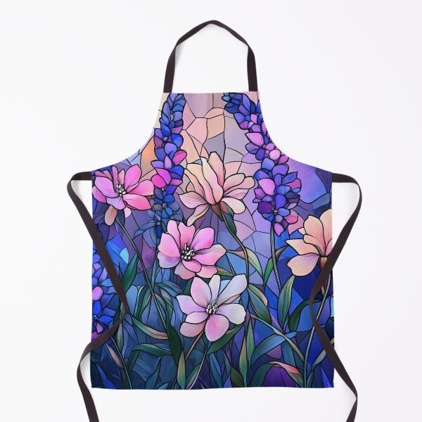 Item preview, Twilight Wildflower Stained Glass Garden designed and sold by GrinGalore.