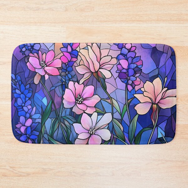 Item preview, Twilight Wildflower Stained Glass Garden designed and sold by GrinGalore.