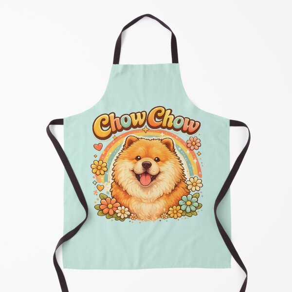 Item preview, Cute Chow Chow Dog Rainbow Floral Kawaii Design designed and sold by blankTeeShirt.