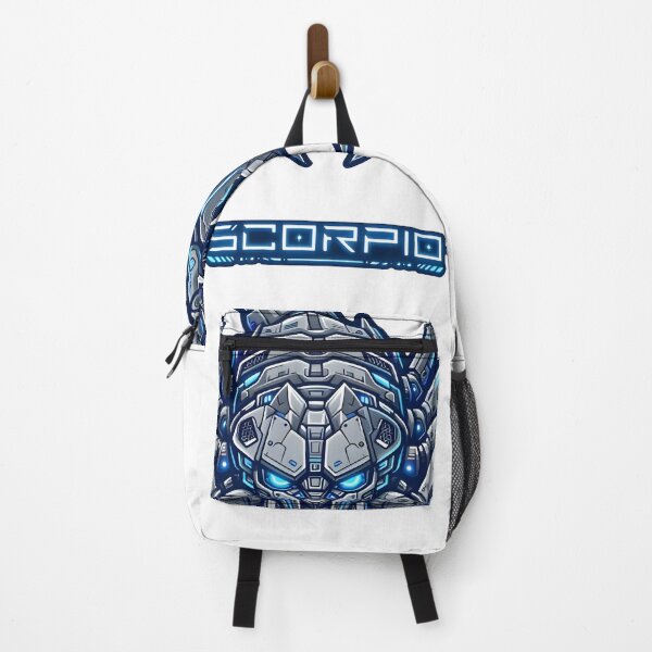 Item preview, Scorpio Cyber Robot Scorpion Blue Neon Mech Zodiac Art designed and sold by Zodiac Celestial Art.