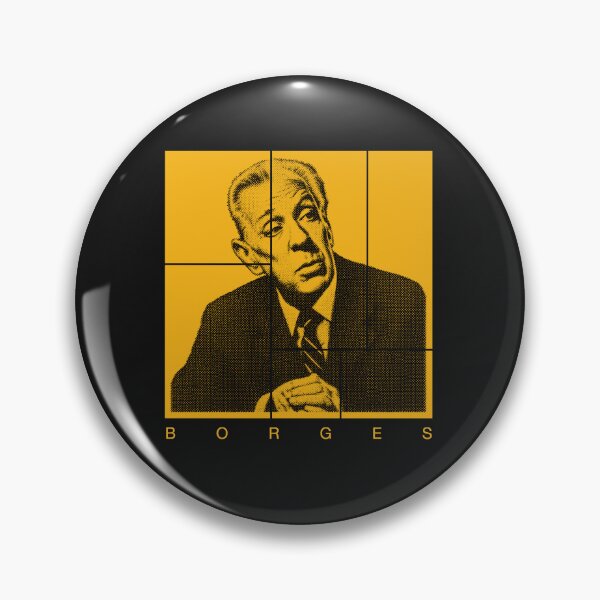 Item preview, Jorge Luis Borges halftone portrait designed and sold by CMYKStudio.