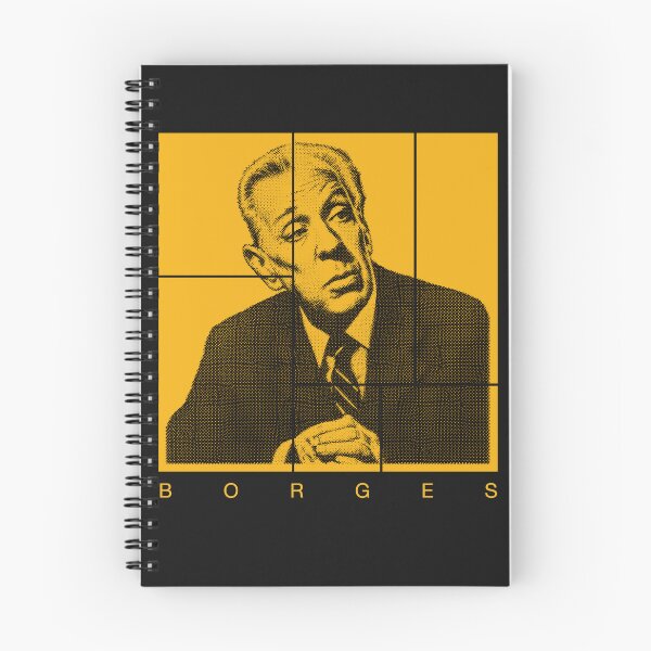 Item preview, Jorge Luis Borges halftone portrait designed and sold by CMYKStudio.