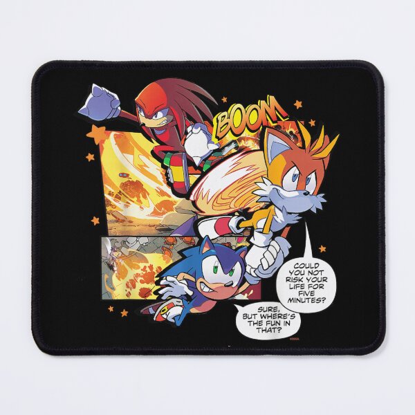 Item preview, Sonic Knuckles Tails Comic Book Speech Bubble Funny Quote Action Graphic T-Shirt designed and sold by AmalnoRoyil.