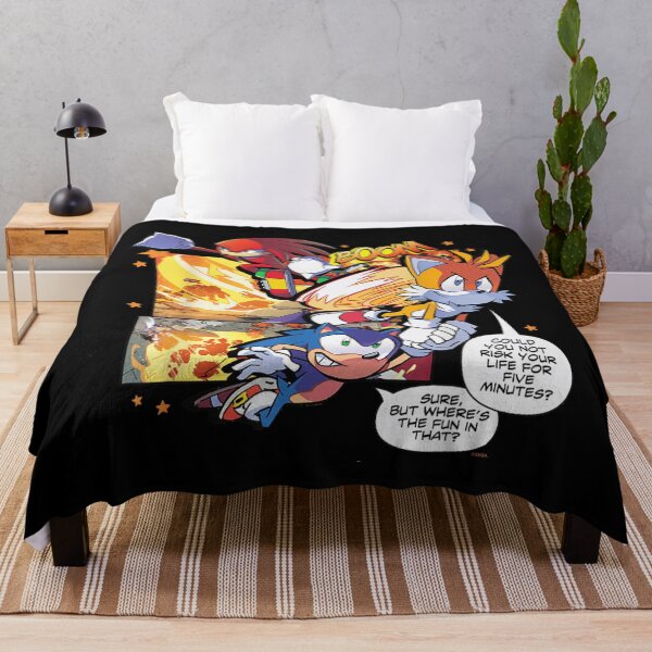Item preview, Sonic Knuckles Tails Comic Book Speech Bubble Funny Quote Action Graphic T-Shirt designed and sold by AmalnoRoyil.