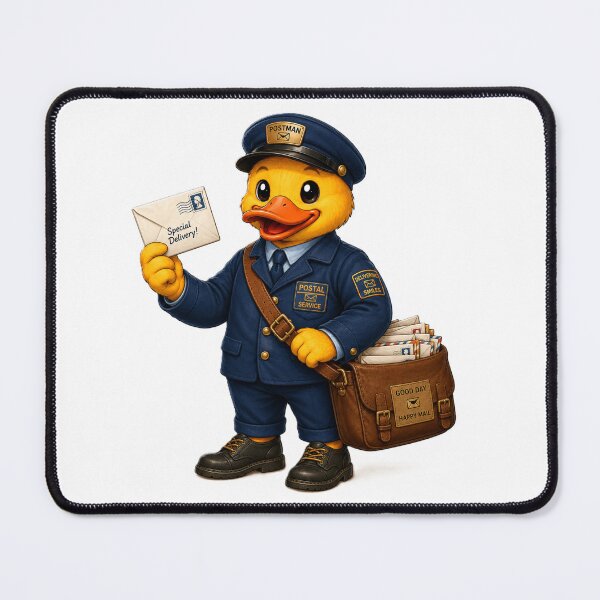 Item preview, Postman Duck designed and sold by Thor-stone.