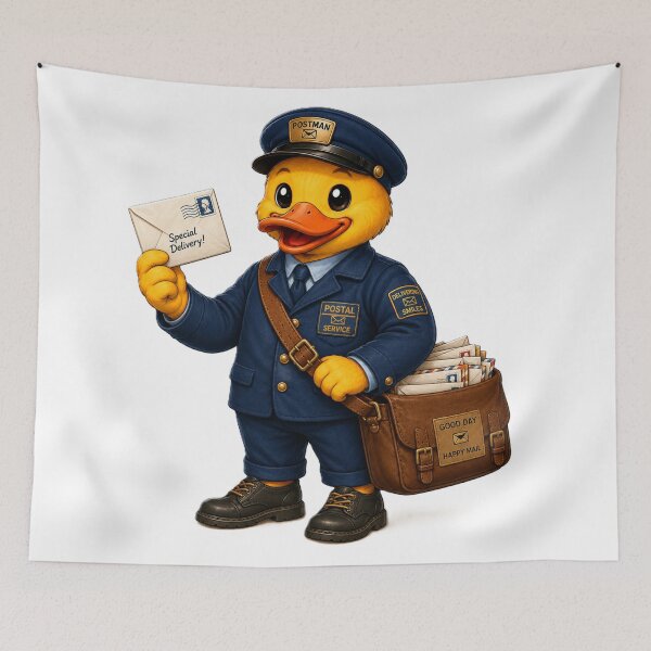Item preview, Postman Duck designed and sold by Thor-stone.