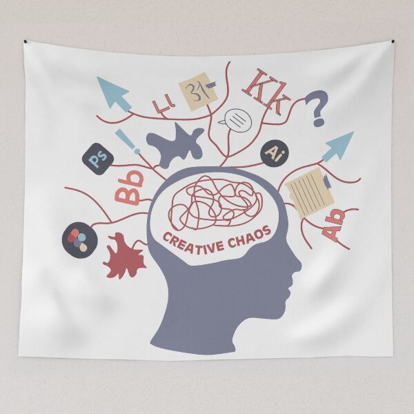 Item preview, Creative Chaos | Designer Brain Illustration designed and sold by Mammoths.