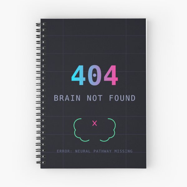 Item preview, 404: Brain Not Found designed and sold by PromptNordic.
