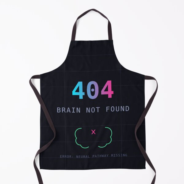 Item preview, 404: Brain Not Found designed and sold by PromptNordic.