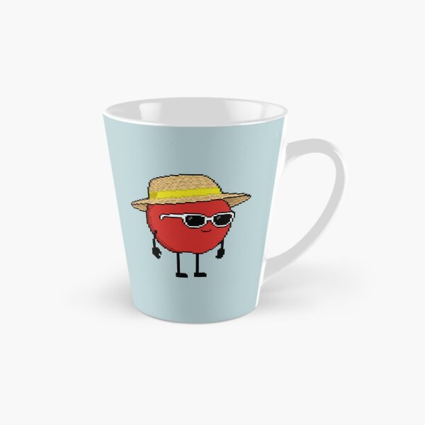 Item preview, Apple Pixel with a Straw Hat (YL) designed and sold by White Rim Mates.
