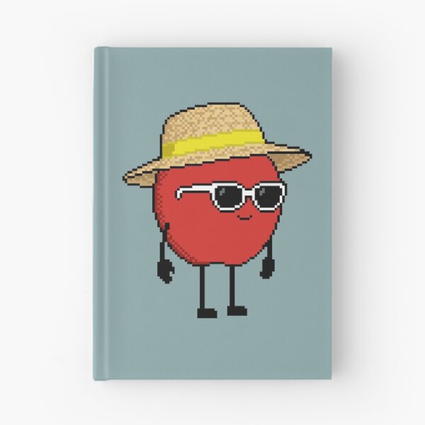 Item preview, Apple Pixel with a Straw Hat (YL) designed and sold by White Rim Mates.