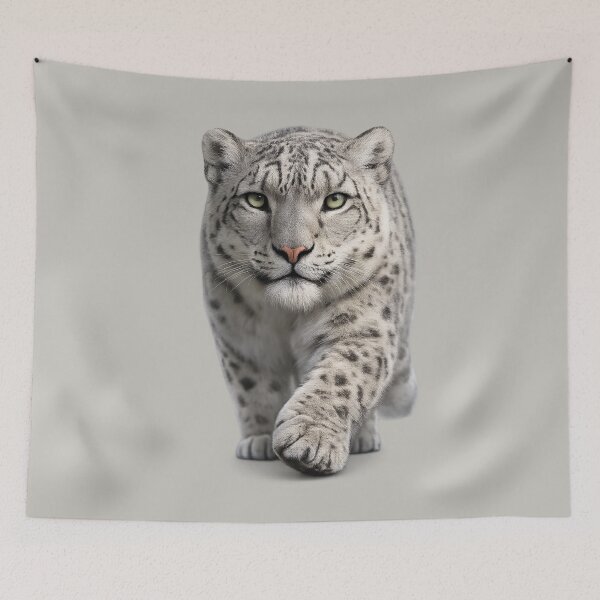 Item preview, Realistic Snow Leopard Wildlife Portrait designed and sold by BROHLine Studio.