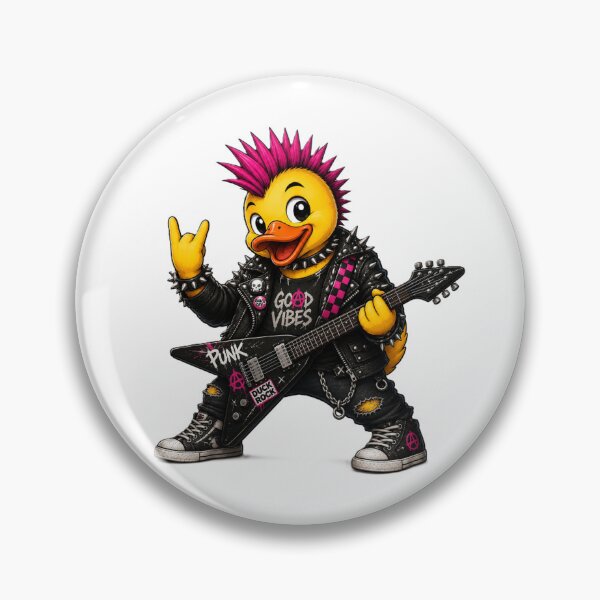 Item preview, Punk Rocker Duck designed and sold by Thor-stone.