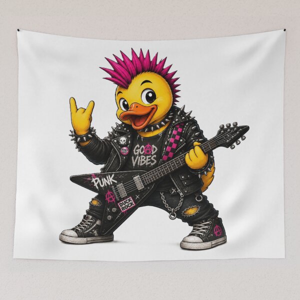 Item preview, Punk Rocker Duck designed and sold by Thor-stone.