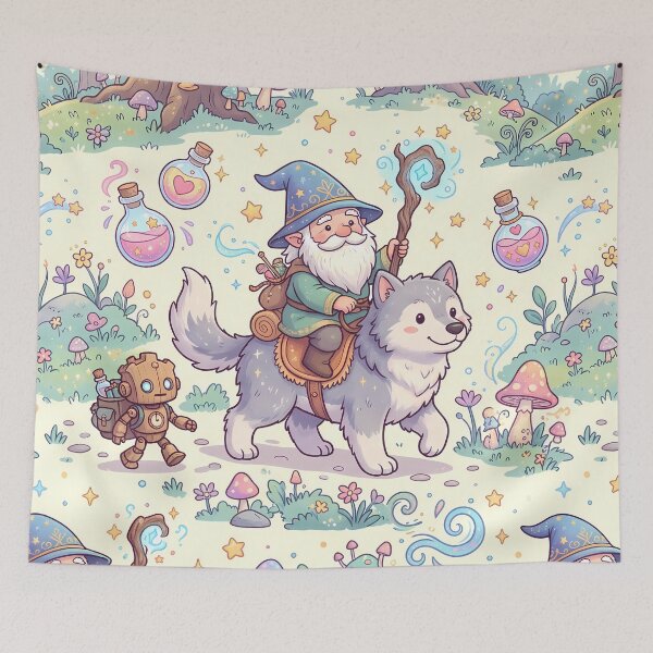 Item preview, Forest Friends Fantasy RPG Pixel Art Seamless Pattern designed and sold by ART ATTACK ZONE.