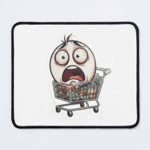 Item preview, Oops Murphy - Supermarket Queue Rage - Funny Character Graphic designed and sold by oopsmurphy.