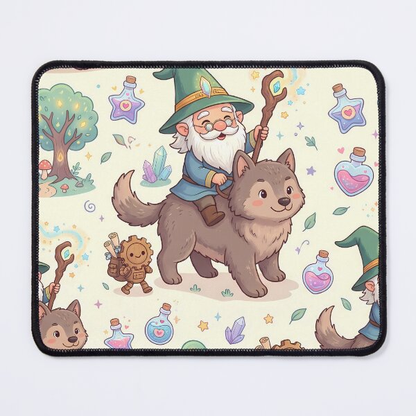 Item preview, Father Animal Fantasy RPG Pixel Art Seamless Pattern designed and sold by ART ATTACK ZONE.