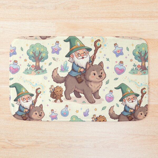 Item preview, Father Animal Fantasy RPG Pixel Art Seamless Pattern designed and sold by ART ATTACK ZONE.