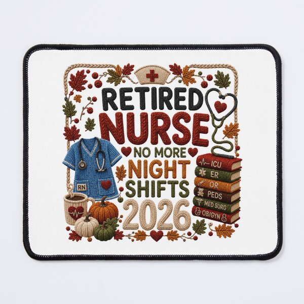 Item preview, Retired Nurse 2026 No More Night Shifts Funny RN Retirement Gift Shirt Classic T-Shirt  designed and sold by podlook.