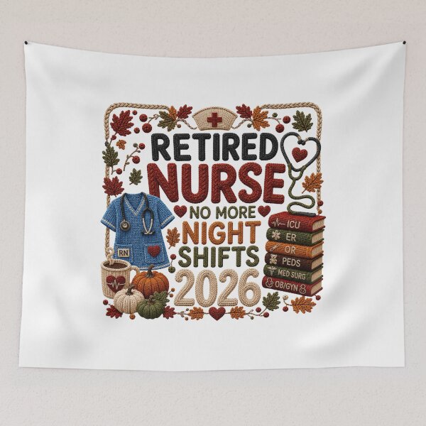 Item preview, Retired Nurse 2026 No More Night Shifts Funny RN Retirement Gift Shirt Classic T-Shirt  designed and sold by podlook.