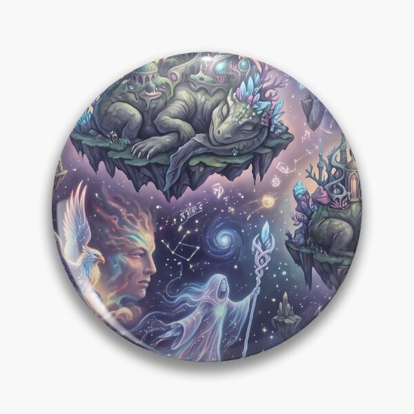 Item preview, MAgic Dragons Fantasy RPG Pixel Art Seamless Pattern designed and sold by ART ATTACK ZONE.