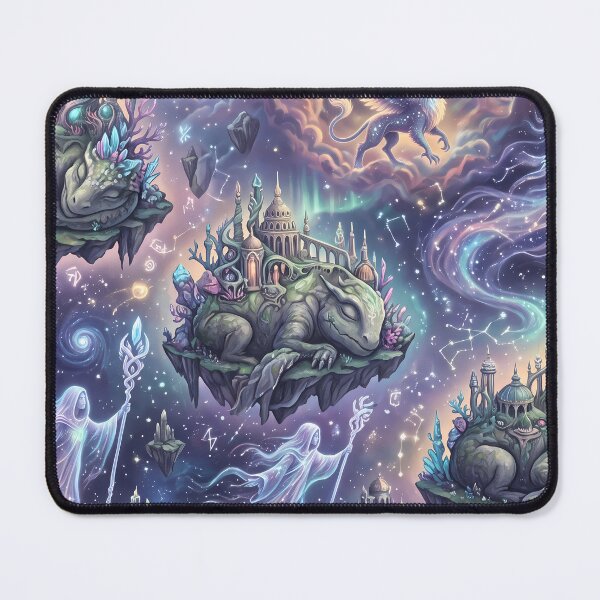 Item preview, MAgic Dragons Fantasy RPG Pixel Art Seamless Pattern designed and sold by ART ATTACK ZONE.
