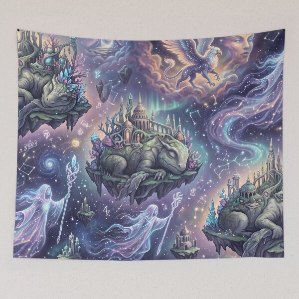 Item preview, MAgic Dragons Fantasy RPG Pixel Art Seamless Pattern designed and sold by ART ATTACK ZONE.
