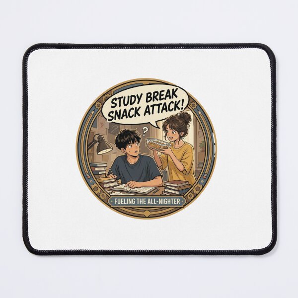 Item preview, Study Break Snack Attack Anime Student Funny designed and sold by SiarheiYur.