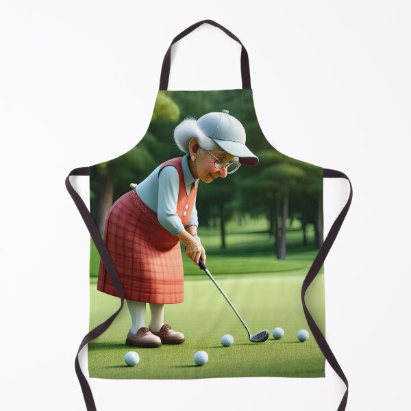 Item preview, Old Fart playing golf designed and sold by Colin Bentham.