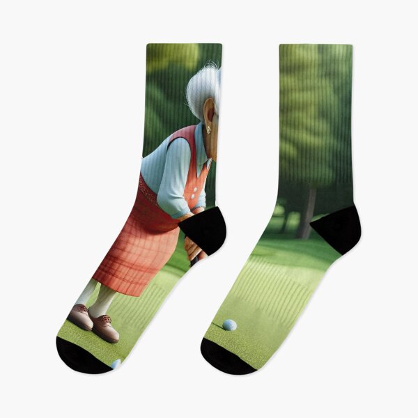 Item preview, Old Fart playing golf designed and sold by Colin Bentham.