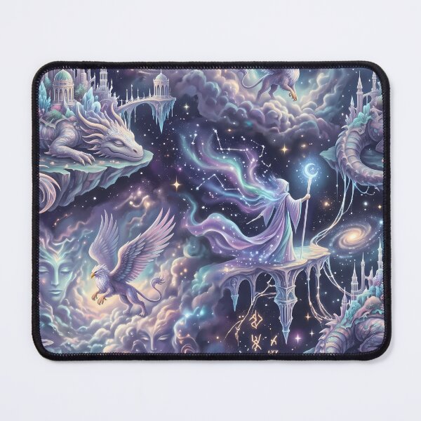 Item preview, Magic City Fantasy RPG Pixel Art Seamless Pattern designed and sold by ART ATTACK ZONE.