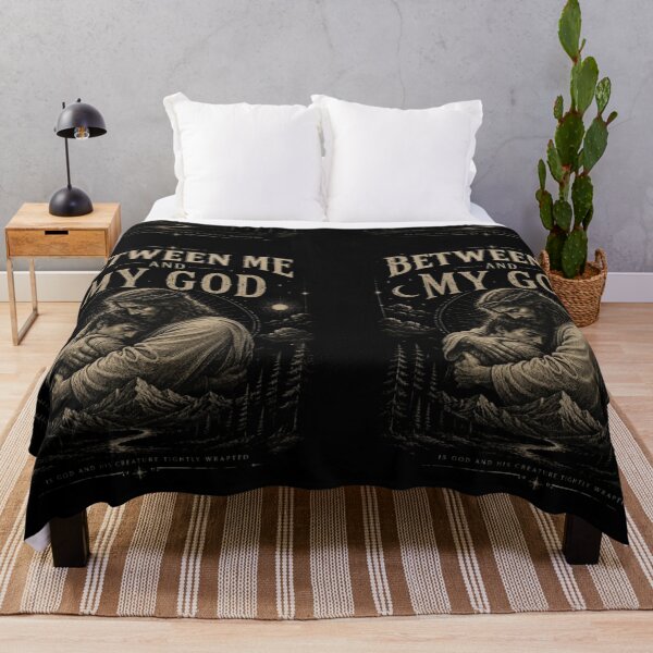 Item preview, Between Me and My God – Vintage Praying Hands Christian Faith T-Shirt Design designed and sold by Obiechefu.