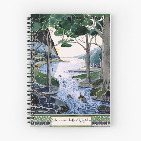 Aperçu de l'œuvre Le Hobbit, Bilbo, Tolkien Art vintage créée et vendue par booksnbobs.