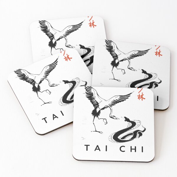Item preview, Tai Chi Snake Vs Crane Calligraphy - Chinese Martial Art T-Shirt designed and sold by TheKarateStore.
