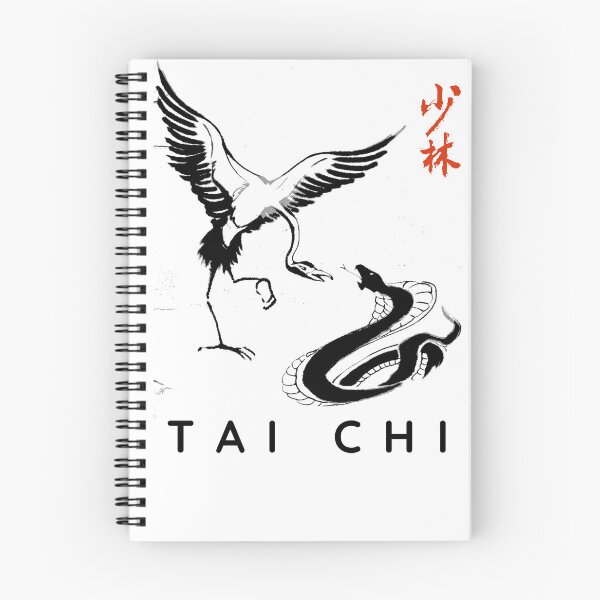 Item preview, Tai Chi Snake Vs Crane Calligraphy - Chinese Martial Art T-Shirt designed and sold by TheKarateStore.