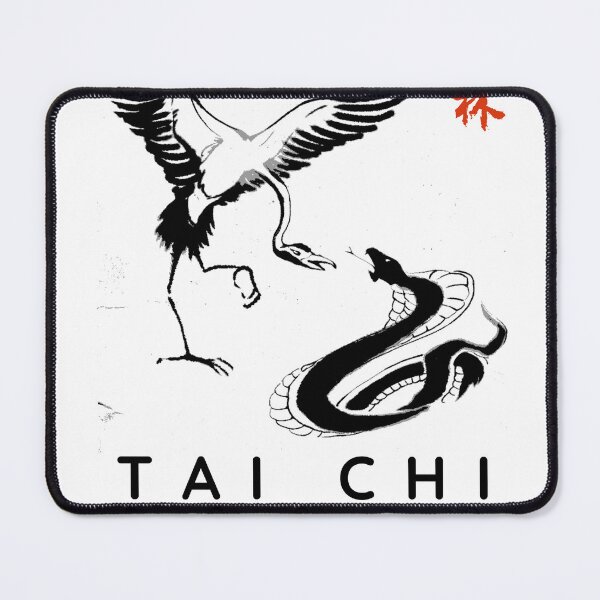 Item preview, Tai Chi Snake Vs Crane Calligraphy - Chinese Martial Art T-Shirt designed and sold by TheKarateStore.