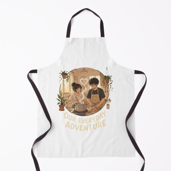 Item preview, Couple Cooking Together Anime Style Kitchen Love designed and sold by SiarheiYur.