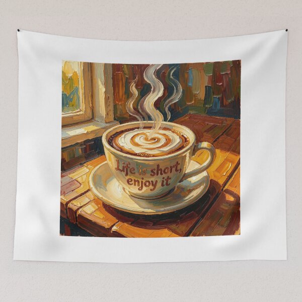 Item preview, Life is short enjoy it designed and sold by ZeusGallery.