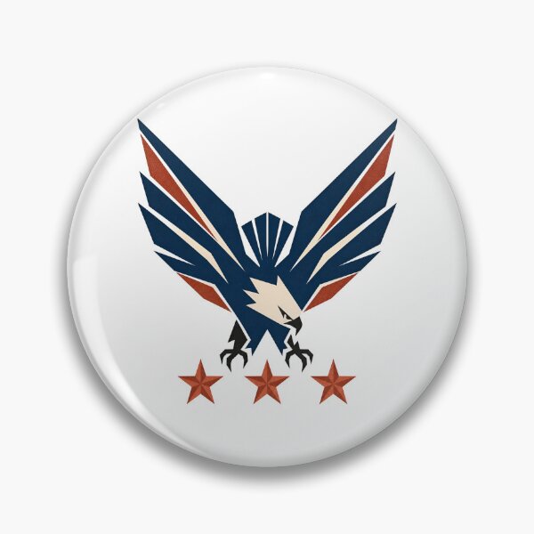 Item preview, Washington DC Eagle – Geometric Flag Wings & Stars designed and sold by Fenay Designs.