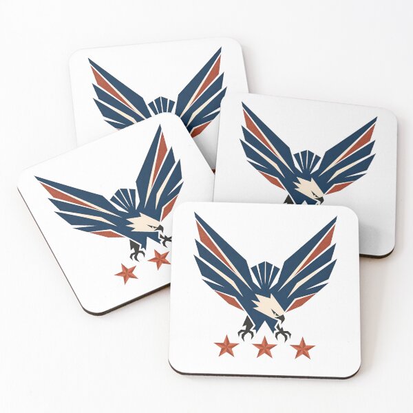 Item preview, Washington DC Eagle – Geometric Flag Wings & Stars designed and sold by Fenay Designs.