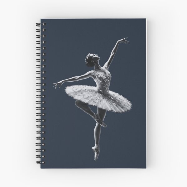 Item preview, Arabesque Grace — Monochrome Fine Art Ballerina designed and sold by INKandSOULbyLUNA.