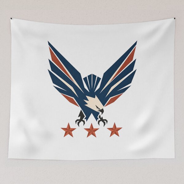 Item preview, Washington DC Eagle – Geometric Flag Wings & Stars designed and sold by Fenay Designs.