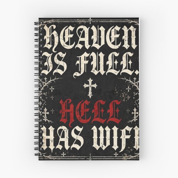 Item preview, Heaven is Full Hell Has WiFi designed and sold by Rama KLK.