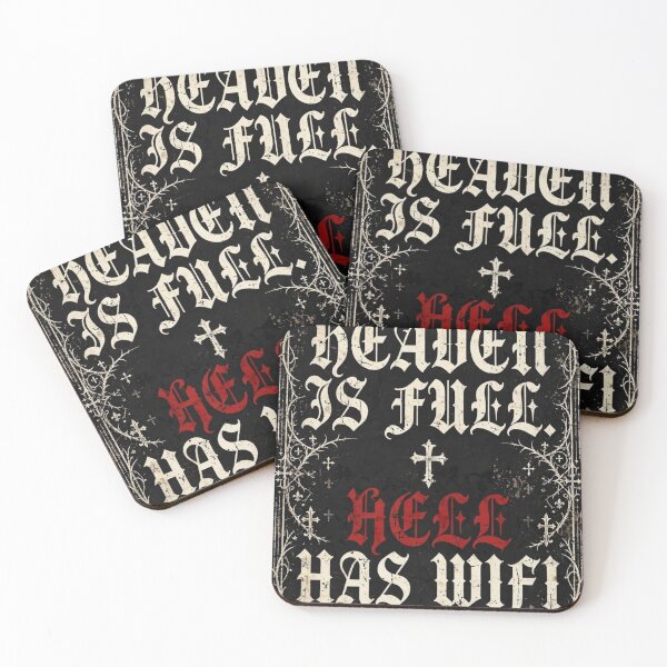 Item preview, Heaven is Full Hell Has WiFi designed and sold by Rama KLK.