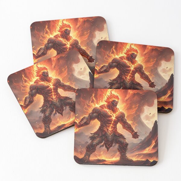 Item preview, Pyros, God of Fire - Volcanic power of July designed and sold by NeyhineAngelionShop.