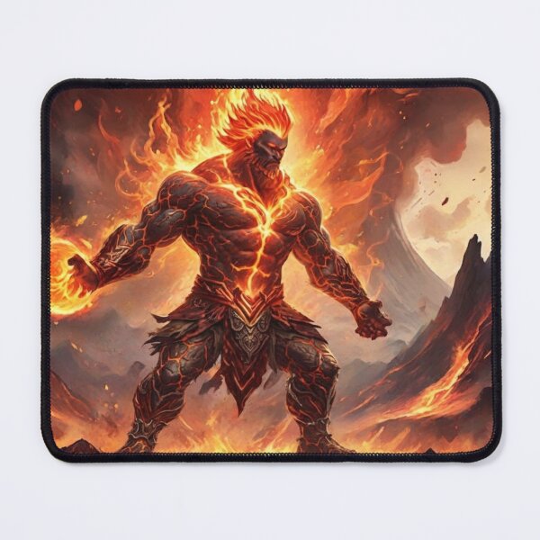 Item preview, Pyros, God of Fire - Volcanic power of July designed and sold by NeyhineAngelionShop.