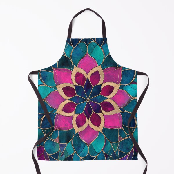 Item preview, Radiant Lotus Stained Glass Mandala designed and sold by GrinGalore.