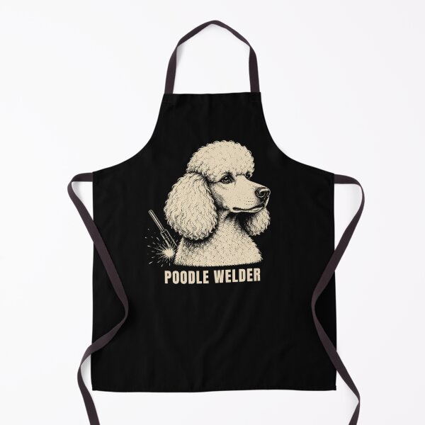 Item preview, Poodle Welder | Standard Poodle Welding Vintage Graphic designed and sold by RusticMeadow.