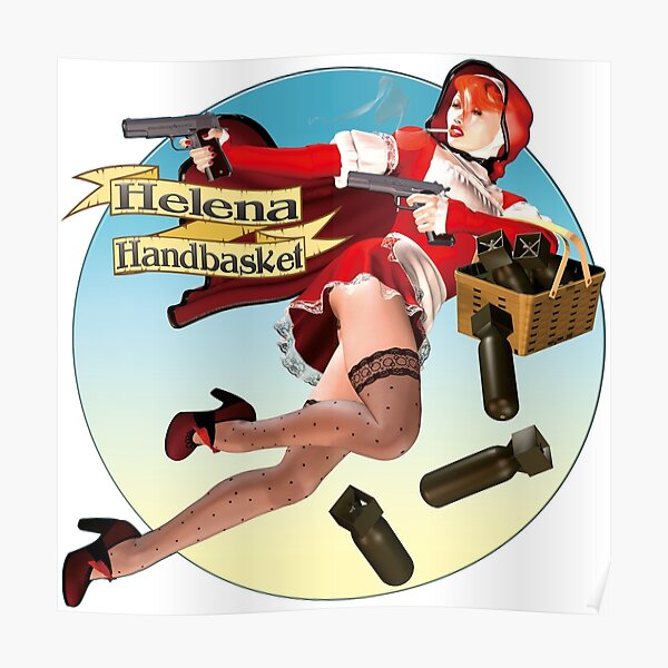Helena Handbasket - Red Hot Riding Hood Poster