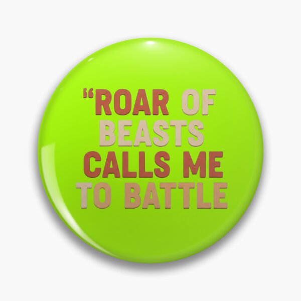 Item preview, Roar Of Beasts Calls Me To Battle - Retro Fantasy Warrior designed and sold by Dzblack.